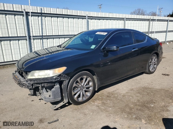 2013 Honda Accord Cpe EX-L with VIN 1HGCT2B8XDA012807, listed as a Copart auction lot 43400745 with NaN miles and Salvage Title. Bid and sale history available at carsss.com. Image 1.