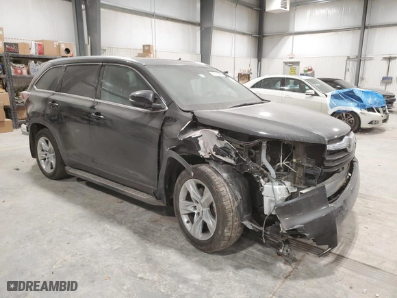 2014 Toyota Highlander Limited with VIN 5TDDKRFH8ES061047, listed as a Copart auction lot 42515065 with 73,036 mi miles and Salvage Title. Bid and sale history available at carsss.com. Image 4.