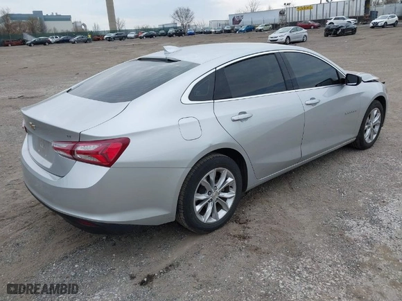 2021 Chevrolet Malibu LT with VIN 1G1ZD5ST3MF008010, listed as a IAAI auction lot 41876299 with 92,958 mi miles. Bid and sale history available at carsss.com. Image 4.