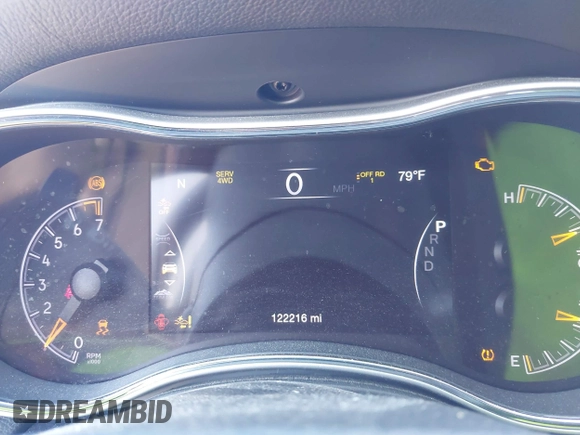 2016 Jeep Grand Cherokee Overland with VIN 1C4RJFCGXGC443961, listed as a IAAI auction lot 42639434 with 122,216 mi miles and . Bid and sale history available at DreamBid. Image 16.