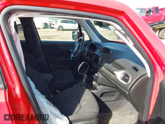 2018 Jeep Renegade Latitude with VIN ZACCJBBB3JPH98347, listed as a IAAI auction lot 40483552 with 56,993 mi miles and . Bid and sale history available at DreamBid. Image 5.