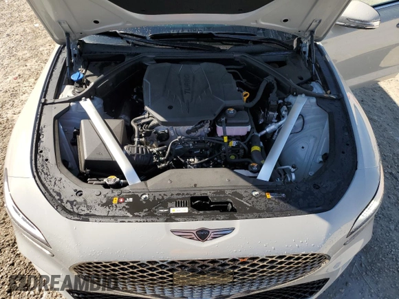 2025 Genesis G70 2.5T with VIN KMTG34SC2SU150418, listed as a Copart auction lot 50716355 with 11,115 mi miles and Clean title. Bid and sale history available at DreamBid. Image 11.