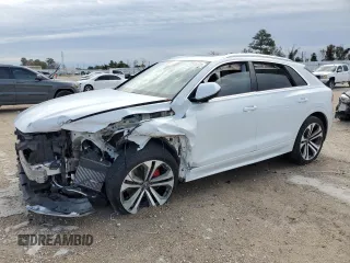 2019 Audi Q8 Premium Plus with VIN WA1BVAF19KD047856, listed as a Copart auction lot 71574172 with 55,113 mi miles. Bid and sale history available at carsss.com. Image 1.