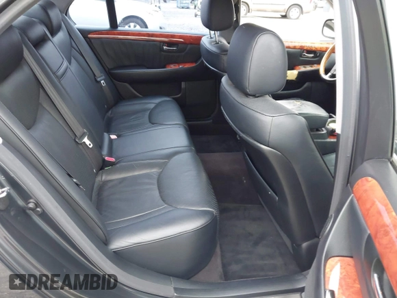 2005 Lexus LS 430 z VIN JTHBN36F055017333, wystawiony jako IAAI lot #41625065 z przebiegiem 198 619 mil mil oraz . Historia ofert i sprzedaży dostępna na DreamBid. Obrazek 8.