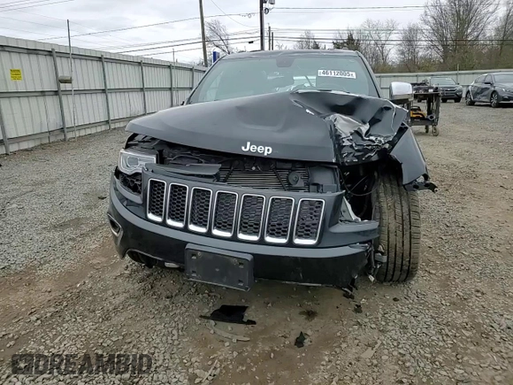 2015 Jeep Grand Cherokee Overland with VIN 1C4RJFCG2FC912328, listed as a Copart auction lot 46112005 with 170,366 mi miles and Salvage Title. Bid and sale history available at carsss.com. Image 11.
