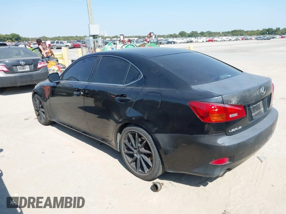 2006 Lexus IS 250 Manual with VIN JTHBK262X62018704, listed as a IAAI auction lot 40532463 with 232,601 mi miles. Bid and sale history available at carsss.com. Image 3.