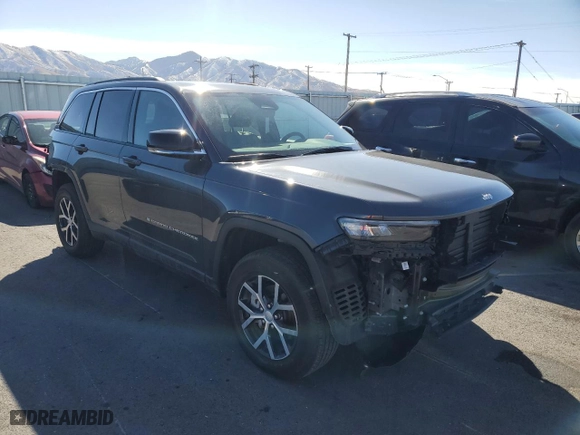 2025 Jeep Grand Cherokee Limited with VIN 1C4RJHBG8SC269958, listed as a Copart auction lot 46905845 with 951 mi miles and Salvage Title. Bid and sale history available at carsss.com. Image 4.