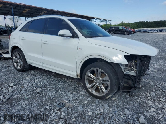2016 Audi Q3 Prestige with VIN WA1FFCFS0GR007940, listed as a Copart auction lot 57384685 with 61,336 mi miles and Salvage title. Bid and sale history available at DreamBid. Image 4.