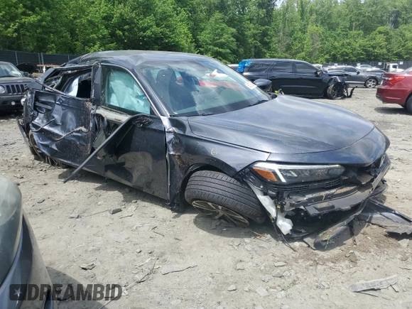 2024 Honda Civic LX z VIN 19XFL2H52RE017237, wystawiony jako Copart lot #56076635 z przebiegiem 20 999 mil mil oraz Szkoda całkowita • Salvage title. Historia ofert i sprzedaży dostępna na DreamBid. Obrazek 4.