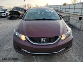2013 Honda Civic Sdn LX with VIN 19XFB2F50DE091609, listed as a Copart auction lot 78881994 with 208,505 mi miles and Salvage Title. Bid and sale history available at carsss.com. Image 5.