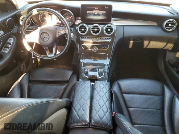 2015 Mercedes-Benz C-Class C 300 with VIN 55SWF4JB4FU069685, listed as a Copart auction lot 86140144 with 108,583 mi miles and Salvage Title. Bid and sale history available at carsss.com. Image 8.