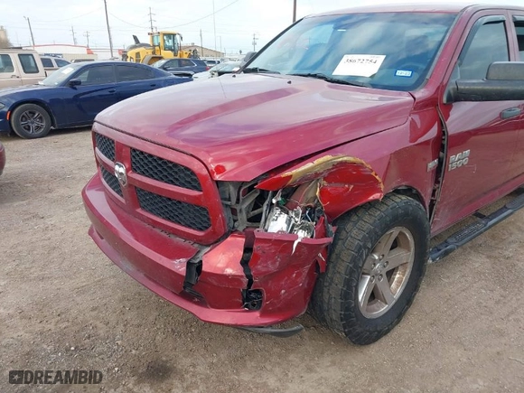 2014 Ram 1500 Express with VIN 1C6RR6KT1ES154971, listed as a IAAI auction lot 38672754 with 150,861 mi miles. Bid and sale history available at carsss.com. Image 6.