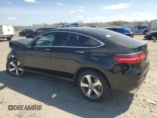 2019 Mercedes-Benz GLC 300 with VIN WDC0J4KB0KF583554, listed as a Copart auction lot 51071455 with 35,418 mi miles and Salvage Title. Bid and sale history available at DreamBid. Image 2.