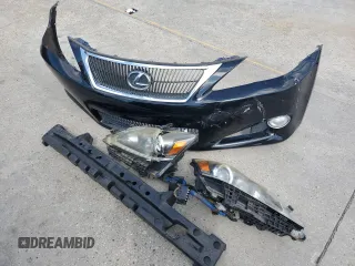 2013 Lexus IS 250 C with VIN JTHFF2C25D2527638, listed as a Copart auction lot 55654335 with 98,127 mi miles and Salvage title. Bid and sale history available at DreamBid. Image 12.