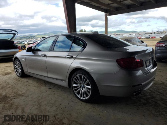 2012 BMW 5 Series 550i with VIN WBAFR9C57CDV59065, listed as a Copart auction lot 51310795 with 123,350 mi miles and Clean Title. Bid and sale history available at carsss.com. Image 2.