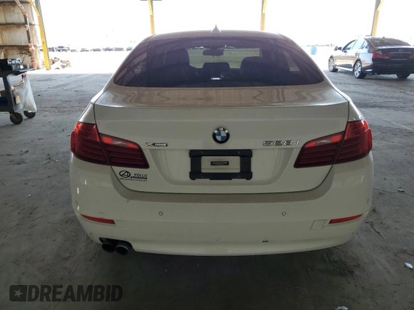 2015 BMW 5 Series 528i xDrive with VIN WBA5A7C55FD621638, listed as a Copart auction lot 54967385 with 122,391 mi miles and Clean Title. Bid and sale history available at carsss.com. Image 6.