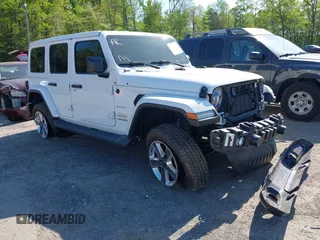 2020 Jeep Wrangler Unlimited Sahara с VIN 1C4HJXEN1LW152769, выставлен на аукционе IAAI как лот 42122750 с пробегом 75 631 миль миль и . История ставок и продаж доступна на DreamBid. Изображение 1.