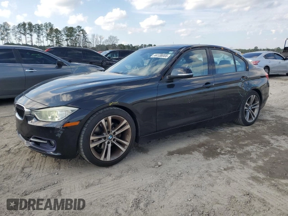 2013 BMW 3 Series 328i with VIN WBA3C1G56DNR49067, listed as a Copart auction lot 44138055 with 133,306 mi miles and Salvage Title. Bid and sale history available at carsss.com. Image 1.