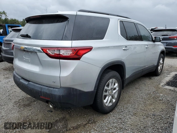 2020 Chevrolet Traverse LT Cloth with VIN 1GNERGKW6LJ129954, listed as a Copart auction lot 76847314 with Not Provided miles and Non Repairable. Bid and sale history available at carsss.com. Image 3.