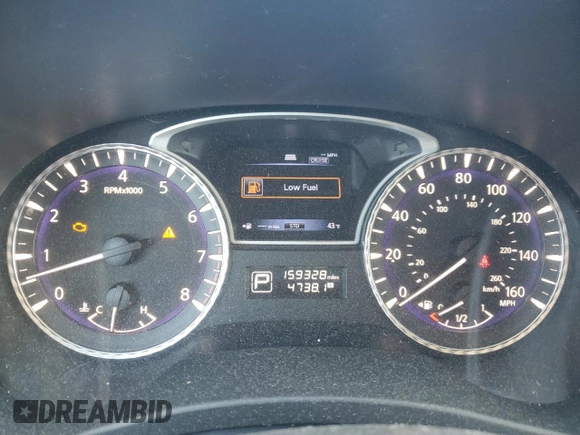 2013 Infiniti JX35 with VIN 5N1AL0MM7DC307383, listed as a Copart auction lot 48885285 with 159,328 mi miles and Salvage Title. Bid and sale history available at DreamBid. Image 9.