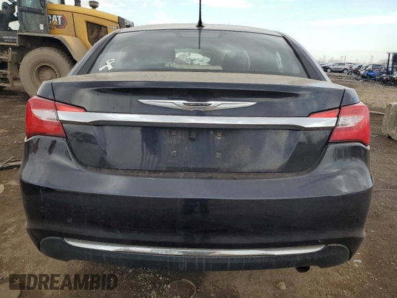 2012 Chrysler 200 LX with VIN 1C3CCBAB6CN320662, listed as a Copart auction lot 50880225 with 0 mi miles and Salvage Title. Bid and sale history available at carsss.com. Image 6.