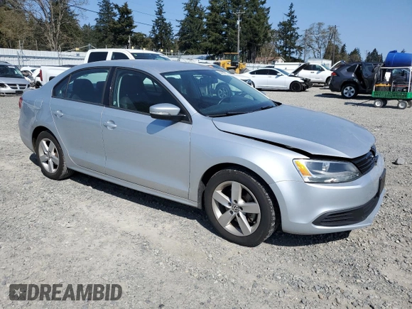 2011 Volkswagen Jetta TDI with VIN 3VWLL7AJ4BM131059, listed as a Copart auction lot 54003815 with 62,701 mi miles and Salvage title. Bid and sale history available at DreamBid. Image 4.