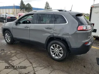 2021 Jeep Cherokee Latitude Lux with VIN 1C4PJMMXXMD103354, listed as a Copart auction lot 55296805 with 53,220 mi miles and Non repairable. Bid and sale history available at DreamBid. Image 2.