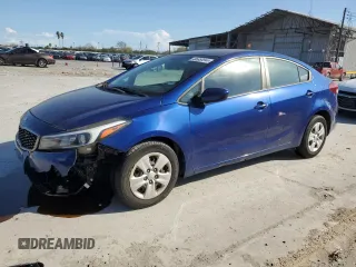 2017 Kia Forte LX with VIN 3KPFK4A70HE080863, listed as a Copart auction lot 85850544 with 37,688 mi miles and Salvage Title. Bid and sale history available at carsss.com. Image 1.