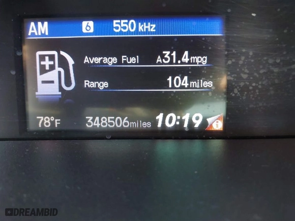 2014 Honda Civic Sedan LX with VIN 19XFB2F54EE047288, listed as a IAAI auction lot 41908656 with 348,506 mi miles. Bid and sale history available at carsss.com. Image 15.