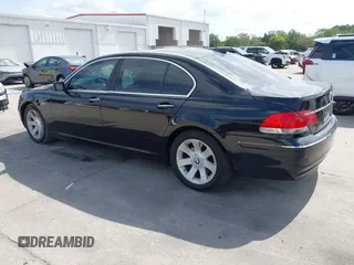2008 BMW 7 Series 750Li with VIN WBAHN83588DT81043, listed as a IAAI auction lot 42108479 with 141,499 mi miles and . Bid and sale history available at carsss.com. Image 3.