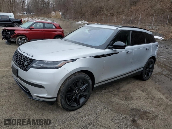 2019 Land Rover Range Rover Velar S with VIN SALYB2FVXKA221154, listed as a Copart auction lot 42615465 with 56,435 mi miles and Salvage title. Bid and sale history available at DreamBid. Image 1.