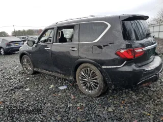 2018 Infiniti QX80 with VIN JN8AZ2NE0J9190068, listed as a Copart auction lot 81597904 with Not provided miles and Salvage title. Bid and sale history available at DreamBid. Image 2.