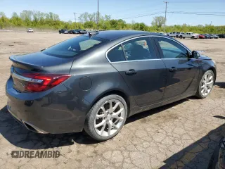 2015 Buick Regal GS with VIN 2G4GT5GX8F9162085, listed as a Copart auction lot 55825495 with 90,333 mi miles and Clean title. Bid and sale history available at DreamBid. Image 3.