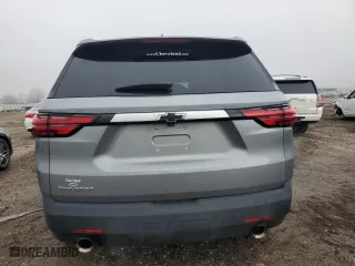 2023 Chevrolet Traverse LS with VIN 1GNERFKW9PJ236089, listed as a Copart auction lot 46489225 with 48,156 mi miles and Salvage Title. Bid and sale history available at carsss.com. Image 6.