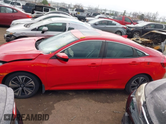 2017 Honda Civic Sedan EX-L with VIN 2HGFC1F77HH641750, listed as a IAAI auction lot 42029918 with 75,924 mi miles. Bid and sale history available at carsss.com. Image 15.