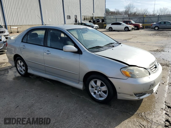 2004 Toyota Corolla CE with VIN 2T1BR32E84C265544, listed as a Copart auction lot 48715975 with 299,999 mi miles and Non Repairable. Bid and sale history available at DreamBid. Image 4.