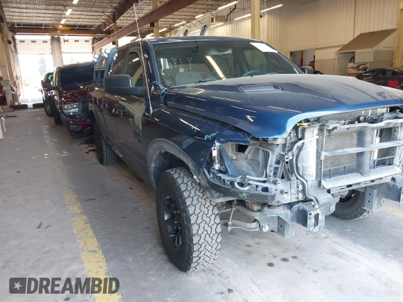 2021 Ram 1500 Warlock with VIN 1C6RR7GG9MS571707, listed as a IAAI auction lot 42218509 with 64,539 mi miles and . Bid and sale history available at DreamBid. Image 1.