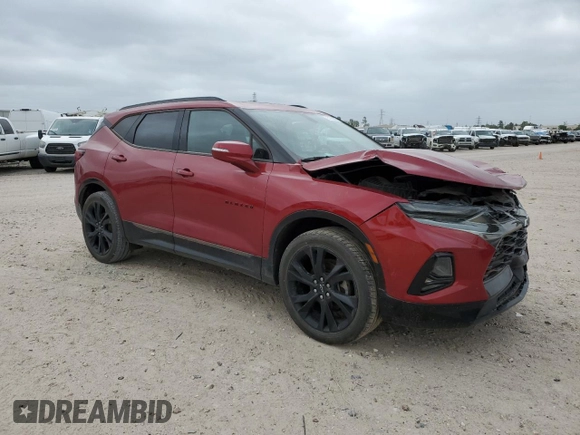 2019 Chevrolet Blazer RS z VIN 3GNKBERS5KS681604, wystawiony jako Copart lot #51706685 z przebiegiem 110 570 mil mil oraz Szkoda całkowita • Salvage title. Historia ofert i sprzedaży dostępna na DreamBid. Obrazek 4.