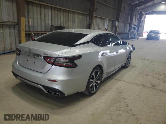 2021 Nissan Maxima SV with VIN 1N4AA6CV1MC514123, listed as a Copart auction lot 49128005 with 86,676 mi miles and Salvage Title. Bid and sale history available at DreamBid. Image 3.