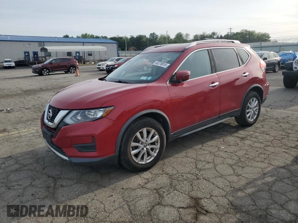 2017 Nissan Rogue SL z VIN JN8AT2MV6HW267377, wystawiony jako Copart lot #58276915 z przebiegiem 55 463 mil mil oraz Czysty tytuł • Clean title. Historia ofert i sprzedaży dostępna na DreamBid. Obrazek 1.