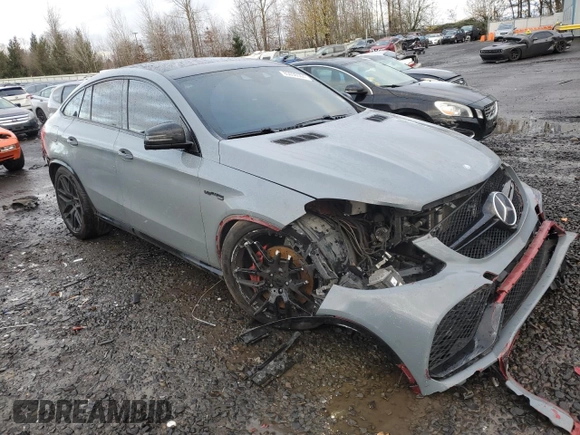 2016 Mercedes-Benz GLE 63 S AMG with VIN 4JGED7FB7GA046744, listed as a Copart auction lot 85036564 with 93,455 mi miles and Salvage title. Bid and sale history available at DreamBid. Image 4.