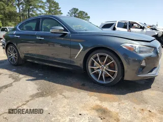 2019 Genesis G70 Advanced z VIN KMTG34LE1KU012157, wystawiony jako Copart lot #52313255 z przebiegiem 63 799 mil mil oraz Szkoda całkowita • Salvage title. Historia ofert i sprzedaży dostępna na DreamBid. Obrazek 4.