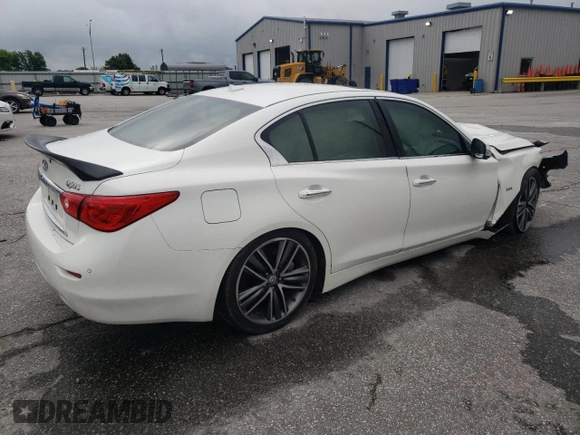 2017 Infiniti Q50 Sport z VIN JN1EV7AP0HM734043, wystawiony jako Copart lot #58812505 z przebiegiem 111 596 mil mil oraz Szkoda całkowita • Salvage title. Historia ofert i sprzedaży dostępna na DreamBid. Obrazek 3.