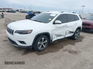 2019 Jeep Cherokee Limited with VIN 1C4PJLDB4KD346296, listed as a IAAI auction lot 41364345 with 171,855 mi miles and . Bid and sale history available at DreamBid. Image 6.