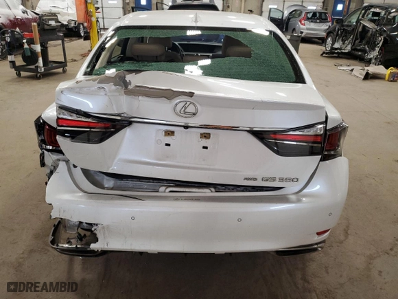 2019 Lexus GS with VIN JTHCZ1BLXKA011566, listed as a Copart auction lot 47961575 with 65,300 mi miles and Salvage Title. Bid and sale history available at carsss.com. Image 6.