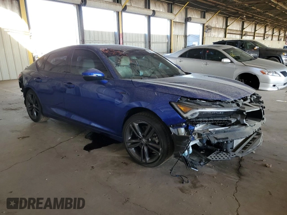 2023 Acura Integra Technology with VIN 19UDE4G77PA017560, listed as a Copart auction lot 46472525 with 23,129 mi miles and Salvage Title. Bid and sale history available at carsss.com. Image 4.