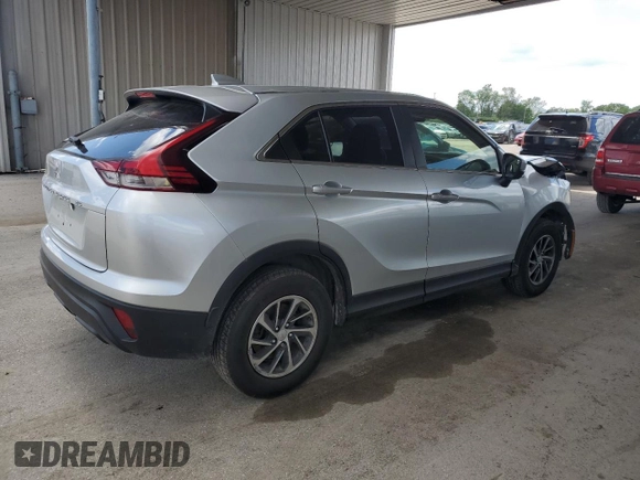 2022 Mitsubishi Eclipse Cross ES with VIN JA4ATUAA8NZ069137, listed as a Copart auction lot 58232065 with 68,511 mi miles and Salvage title. Bid and sale history available at DreamBid. Image 3.