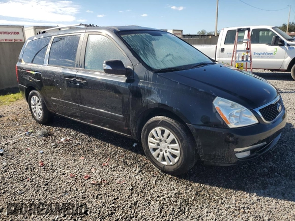 2014 Kia Sedona LX with VIN KNDMG4C7XE6571674, listed as a Copart auction lot 79488704 with 75,091 mi miles and Non Repairable. Bid and sale history available at DreamBid. Image 4.