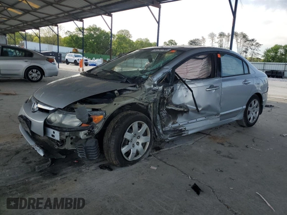 2006 Honda Civic LX with VIN 1HGFA16506L065908, listed as a Copart auction lot 51797795 with 87,456 mi miles and Salvage Title. Bid and sale history available at DreamBid. Image 1.
