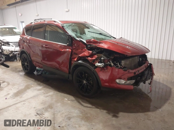 2014 Ford Escape Titanium with VIN 1FMCU9J90EUB01280, listed as a IAAI auction lot 41630208 with Not Provided miles. Bid and sale history available at carsss.com. Image 1.